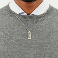 Pánsky náhrdelník oceľový Hugo Boss 1580677